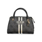 Black Polyethylene Women Handbag