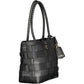 Black Polyethylene Women Handbag