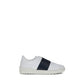 White Calf Leather Bos Taurus Low Top Sneakers