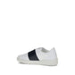 White Calf Leather Bos Taurus Low Top Sneakers