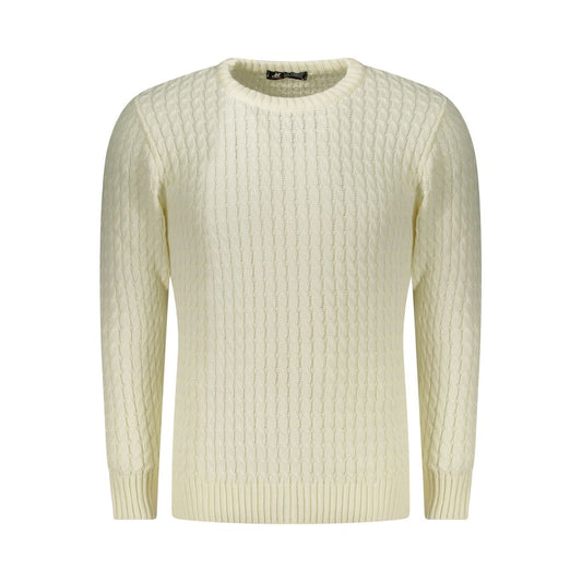 White Fabric Sweater