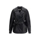 Double-breasted leather Jacket