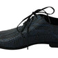 Blue Python Leather Snakeskin Shoes