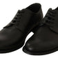 Black Lace Up Leather Men Formal Derby Shoes