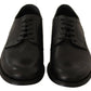Black Lace Up Leather Men Formal Derby Shoes
