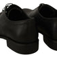 Black Lace Up Leather Men Formal Derby Shoes