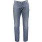Blue Cotton Jeans & Pant