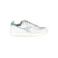 White Fabric Sneaker