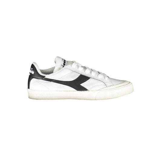 White Fabric Sneaker