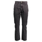 Black Cotton Jeans & Pant