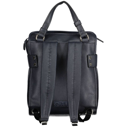 Blue Polyethylene Backpack