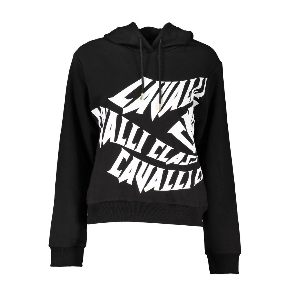 Black Cotton Sweatshirt