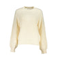 White Fabric Sweater