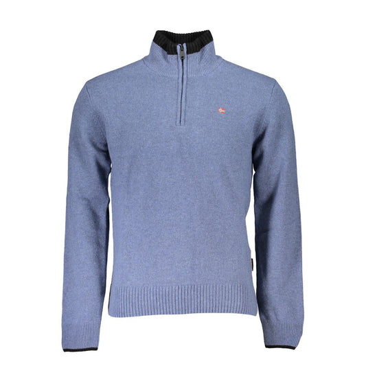 Blue Fabric Sweater