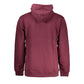 Red Cotton Men Sweater with Hood