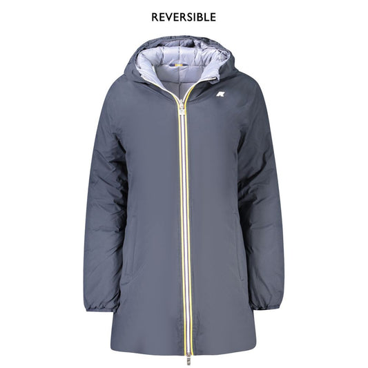 Blue Polyester Jackets & Coat