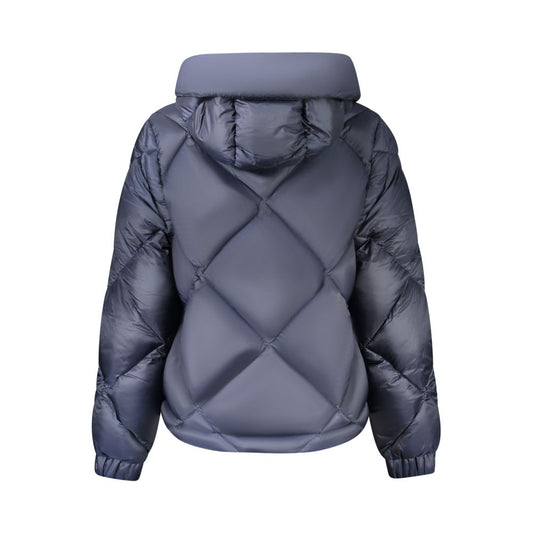 Blue Polyester Jackets & Coat