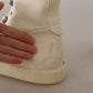 White Leather Lace Up Mens Boots