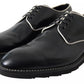 Black White Leather Formal Dress Shoes