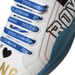 Blue White Printed Portofino Melt Sneakers