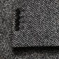 Black White Double Breasted Men Suit Blazer