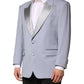 Gray Wool Single Breasted Men Suit Blazer