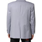 Gray Wool Single Breasted Men Suit Blazer