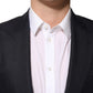 Dark Blue Single Breasted Men Suit Blazer
