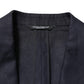 Dark Blue Single Breasted Men Suit Blazer