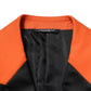 Orange SICILIA Double Breasted Coat Blazer