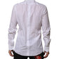 White Bib Cotton Poplin GOLD Men Formal Shirt