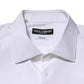White Bib Cotton Poplin GOLD Men Formal Shirt