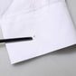 White Bib Cotton Poplin GOLD Men Formal Shirt