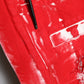 Red Sleeveless Logo Plaque Vest Jacket