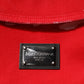 Red Sleeveless Logo Plaque Vest Jacket
