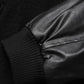 Black Wool Logo Plaque Bomber Jacket