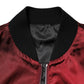 Maroon Nylon DG Crown Embroidery Jacket