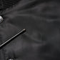 Black Polyester Logo Plaque Bomber Jacket
