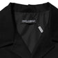 Black Short Sleeve Button Men Casual Shirt