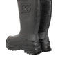 Metallic Gray Pull On Rain Boots Shoes