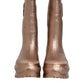 Metallic Gold Pull On Rain Boots Shoes