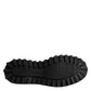 Black Leather Lace Up Trekking Dress Shoes