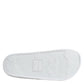 White Leather Slides Sandals Beachwear Shoes