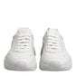 White Leather Daymaster Low Top Sneakers Shoes