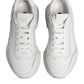 White Leather Daymaster Low Top Sneakers Shoes