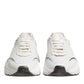White Daymaster Leather Low Top Sneakers Shoes