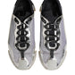 Black Silver NS1 Men Low Top Sneakers Shoes