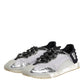 Black Silver NS1 Men Low Top Sneakers Shoes