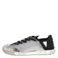 Black Silver NS1 Men Low Top Sneakers Shoes