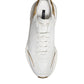 White Daymaster Leather Low Top Sneakers Shoes